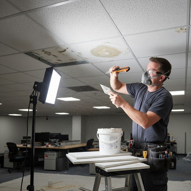 Local Acoustic Ceiling Replacement pros at work